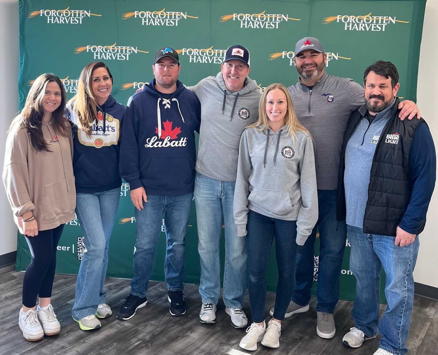 A group of FIFCO USA employees volunteering with Forgotten Harvest