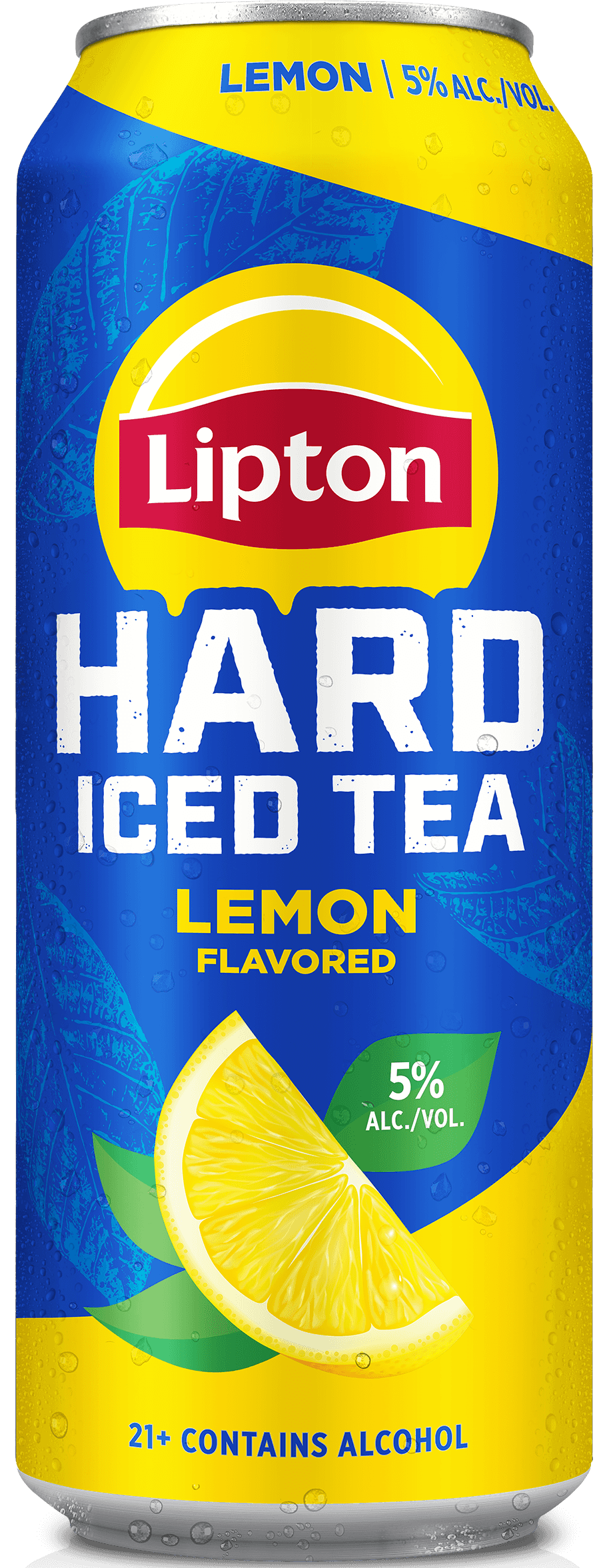 A Can of Lipton Hard Lemon Iced Tea